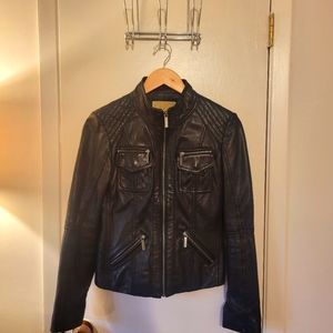 Michael Kors Leather Jacket size small